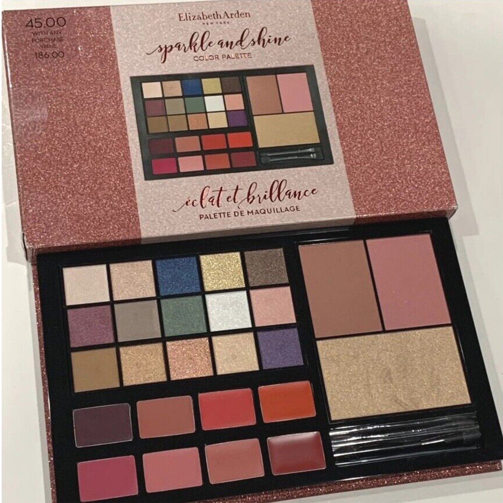 Palette Ombretti Elizabeth Arden – Tonalità Mingle/Ember, Sunblush, Pink Champagne – Nuova - Foto 5